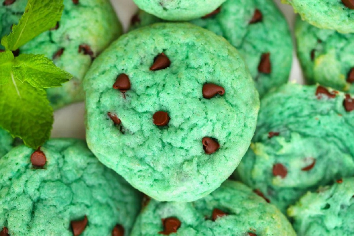 Galletas de menta y vainilla sabrosas y aromáticas En Cocina