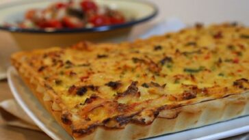 tartas de pollo con chile y cacahuetes