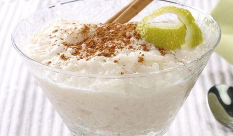 arroz con leche de limon