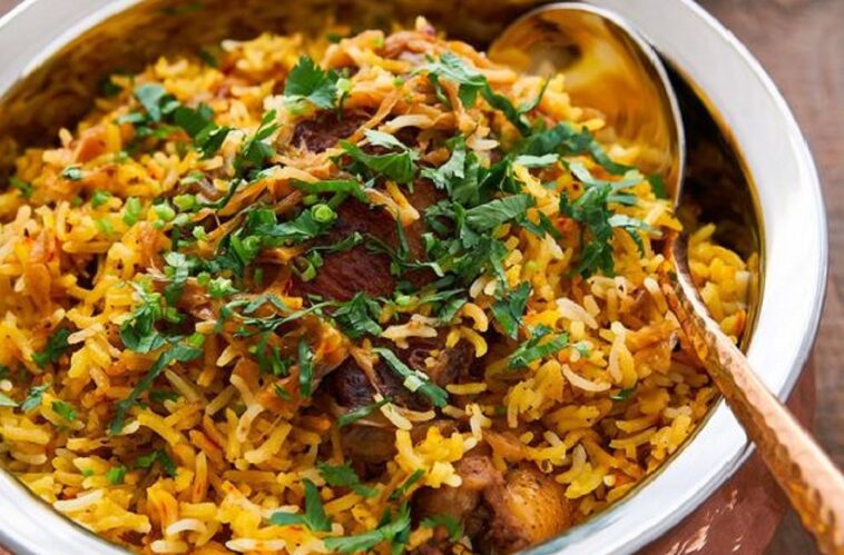 pollo al horno biryani