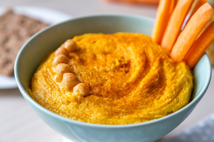 hummus de zanahoria