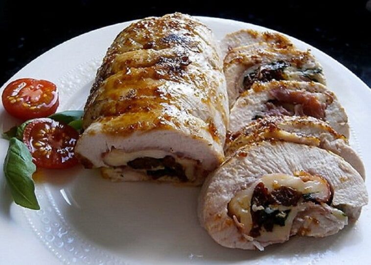 Pechuga de pollo rellena: receta sencilla, sabrosa y deliciosa