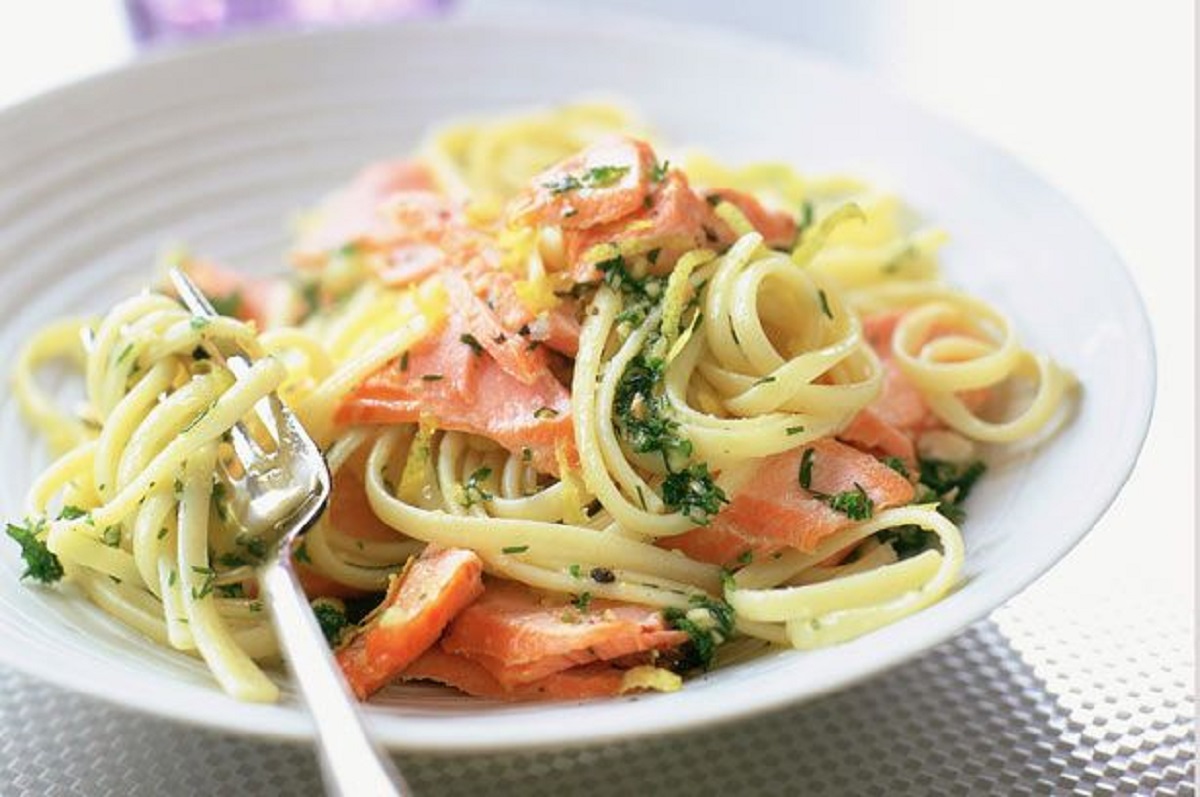 Linguine Con Salmón Ahumado Mantequilla Y Lima Receta En Cocina 4314