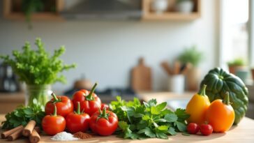 Deliziosa insalata fresca con ingredienti sani