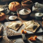 Deliciosos pasteles de calabaza con masa de hojaldre