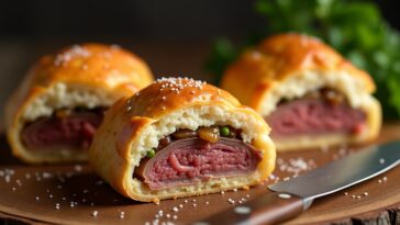 Delizioso pastel de carne pronto per essere servito