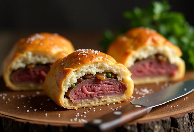 Delizioso pastel de carne pronto per essere servito