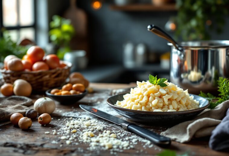 Deliciosa crema de boniato servita in una ciotola