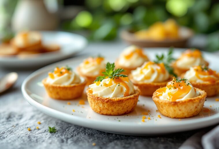 Deliciosas piruletas de queso de cabra para fiestas