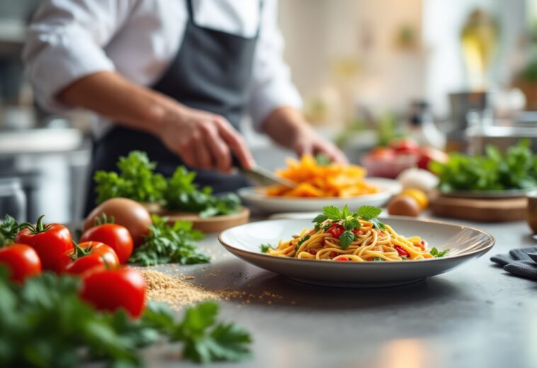 Alberto Chicote in azione nella sua cucina spagnola