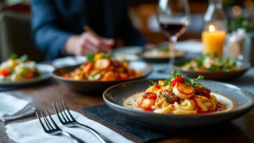 Piatto di alta cucina italiana servito a Córdoba