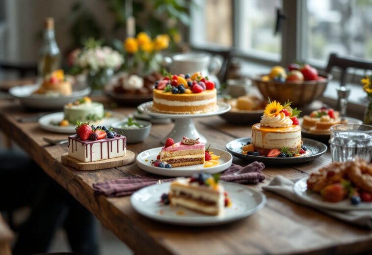 Concorrenti di Bake Off in azione nella cucina