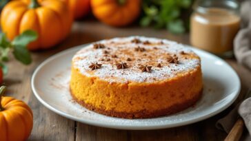 Bizcocho de calabaza recién horneado con Thermomix