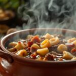 Callos a la madrileña serviti in un piatto tradizionale