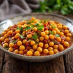 Deliziosi callos con garbanzos, piatto tradizionale spagnolo