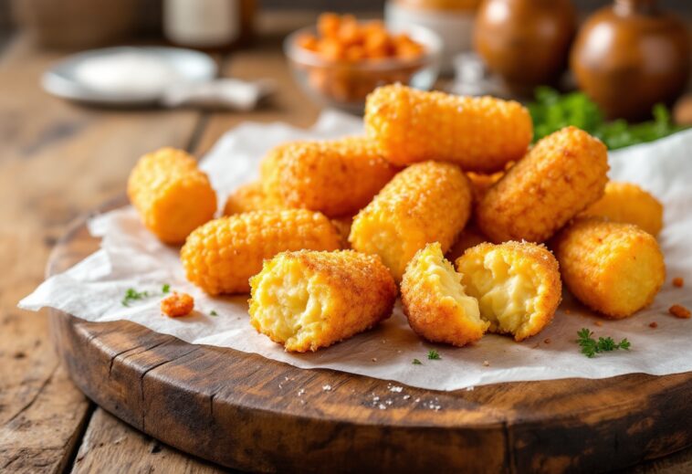 Deliciosas croquetas españolas de diferentes variedades