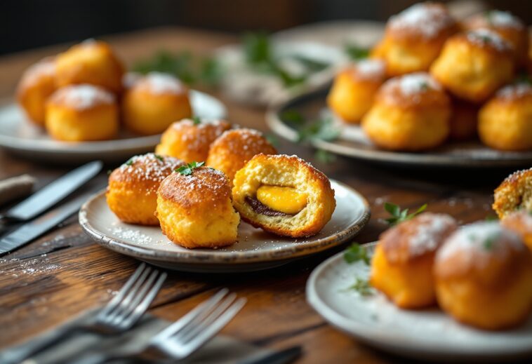 Deliziose croquetas innovatrici della cucina spagnola