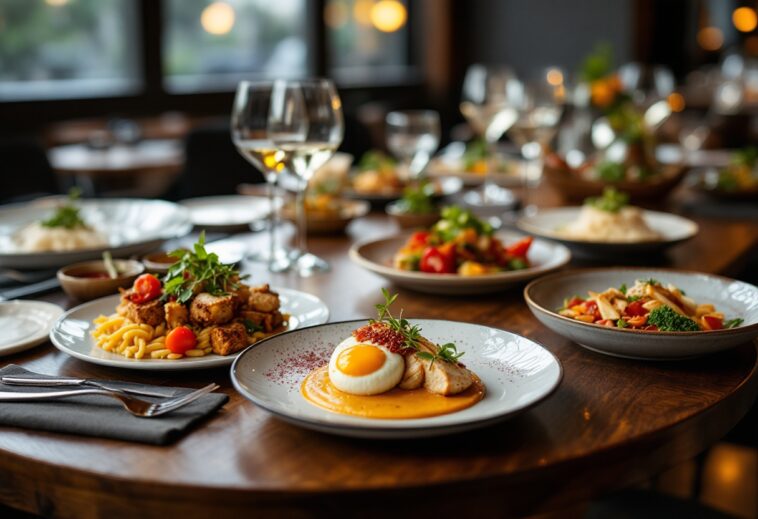 Plato gourmet de DiverXO, experiencia culinaria única