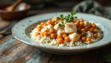 Guiso di bacalao con garbanzos pronto in 20 minuti