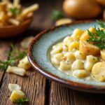 Porrusalda, zuppa tradizionale del País Vasco con porri e patate