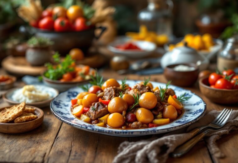 Pote de castañas tipico della gastronomia asturiana