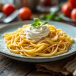 Pasta con vainilla preparata da Ferran Adrià