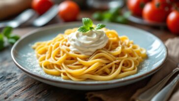 Pasta con vainilla preparata da Ferran Adrià