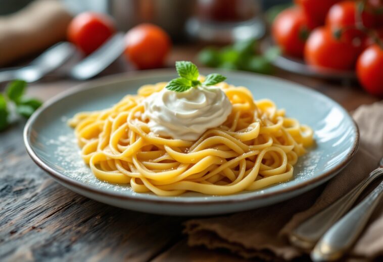 Pasta con vainilla preparata da Ferran Adrià