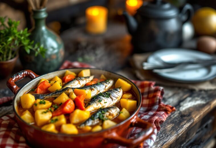 Delizioso sorropotún, un guiso tipico della Cantabria