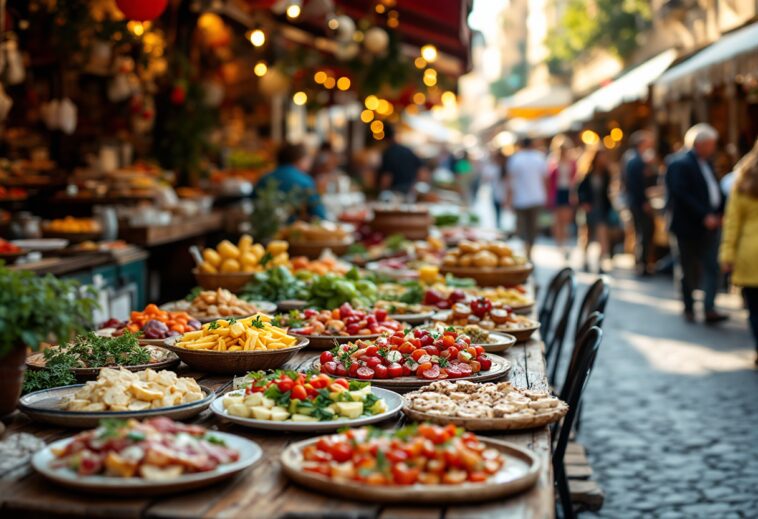 Deliziose tapas tipiche di Valladolid in un ristorante