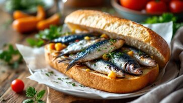 Karlos Arguiñano preparando un bocadillo de sardinas saludables