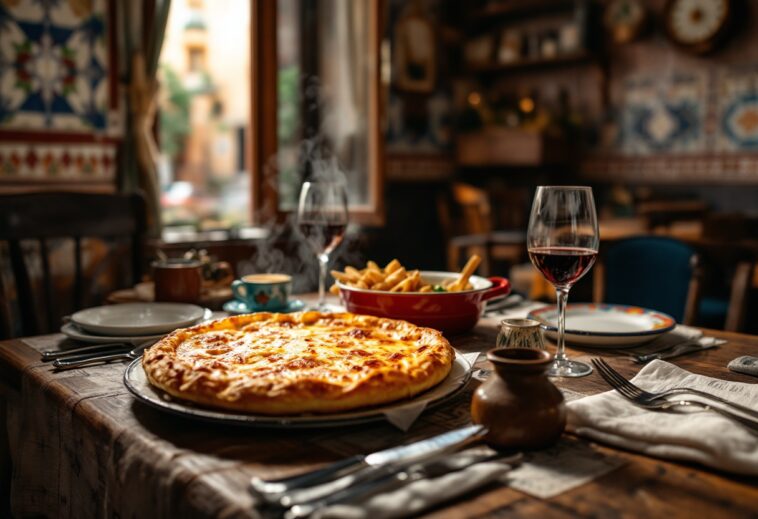 Deliziosa tortilla de patatas tipica dell'Andalusia