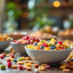 Cereales saludables para niños en estante de Mercadona