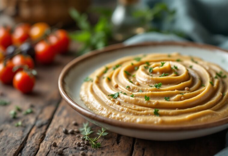 Puré de lentejas casero para la alimentación de bebés